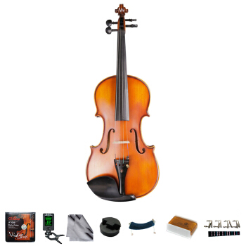 思雅晨子供大人のバイオリン初心者入试合格级楽器手作り芸品実木マットV-0112(3/4)(身长135-45 cmにふさわしい)