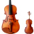 琴兹(Qin Ci)手芸模様ベイオリン演奏初学试采级大人子供バイオリン実木巴イオン4/4高配置318セイト