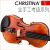 クリスティーナV 06 C全手作业で大人の子供供のバイオリ音楽器を演奏します。3/4