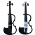 琴茲（Qin Ci）電子バイオリンの音が自動的になります。全实木手作り配专用无线配达机が高级演奏で白いです。