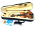 琴茲(Qin Ci)楽器初心者の子供、バイオリン成人、バイオリン配送セクト1/8白黒
