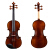 琴兹(Qin Ci)手芸の实木の练习试验级のバイオリンの初心者の子供の大人の楽器の亜光紅の1/8身长の105 cm以上