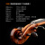 クレスティナV 08 Bビオラ入试试験の全手作业シングル演奏初学入门大人子供供学生のバイオリン1/4身长120 cm以上