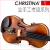 クリシティナ（クリスティーナ）は、全体のボンドに手作りのバイオリンV 07 B成人児童生徒の入力品を演奏して、テストベルの初心者、バイオリン音楽器1/8の身長105 cm以上を演奏します。