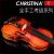クレシティーナV 04手作りの実木バイオリン成人児童试験の初心者入门入力品は、バイオリン1/8の身长105 cm以上を演奏します。
