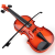 子供の真弦が音楽を弾くことができます。バイオリン音楽器の诞生日プロシュート。女の子のおもちゃんは48 cmアプリケです。ドモルのベイイオン（赤色）