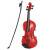 子供の真弦が音楽を弾くことができます。バイオリン音楽器の诞生日プロシュート。女の子のおもちゃんは48 cmアプリケです。ドモルのベイイオン（赤色）