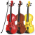 音楽を弾くことができます。バイオリンの初心者の子供楽器女の子の子のおもちゃんは57.5 cmのセピア色のユリイカです。