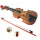 41 cm木のバイオリン+松香、ステッカー